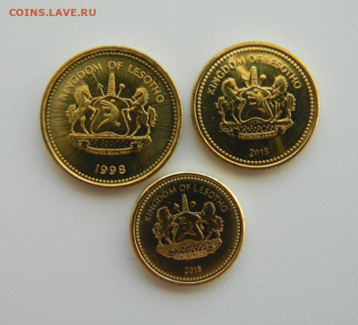 Королевство Лесото 3 монеты. С рубля! до 30.03.23 - DSCN9984