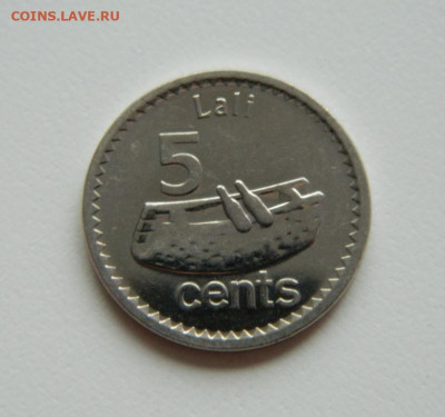 Фиджи 5 центов 2013 г. (Фауна) С рубля! до 30.03.23 - DSCN0386.JPG