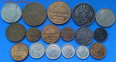 Швеция - 17 монет до 3.04 - ru 012