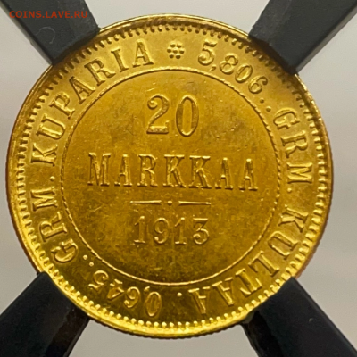 Золото 20 марок 1913 S ,слаб MS63 до 03.04-22:00 - FBD2E610-FEED-4790-872D-030F2F32FE85