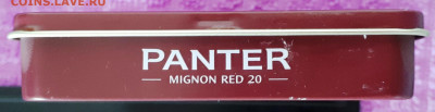 Металлическая коробка от сигарилл PANTER MIGNON RED. - 20210111_144851