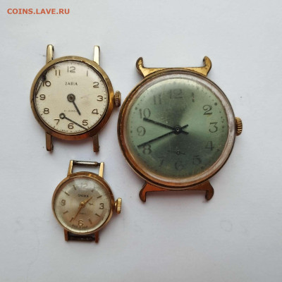 Часы СССР с позолотой, 3шт, не работают, до 03.04.23г. - IMG_20230331_171615_thumb