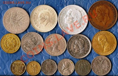 Лот сборный . 15  иностранных монет. До 19.12.2011г. - Изображение 381