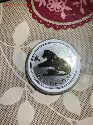 1 Доллар  Австралия 2010  Лунный календарь Год Тигра Лунар П - STErx4wDxaw