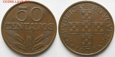 Португалия 50 сентаво 1978 до 08-04-23 в 22:00 - Португалия 50 сентаво 1978    2735
