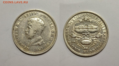 Австралия флорин 1927 г Георг V парламент №1 - 7.04 - IMG_20220212_172450