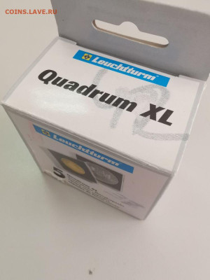 Капсулы QUADRUM XL42 для монет -42 мм. Упак 5 шт. Leuchtturm - ЯЯ Квадрум XL-1