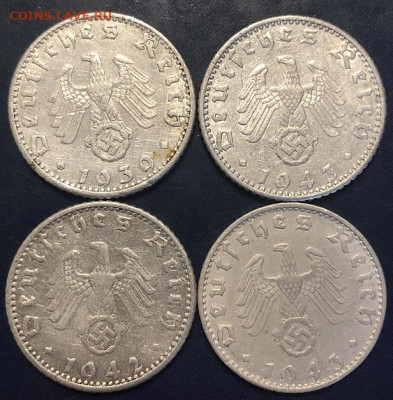 Монеты 3 Рейх, ГДР, Веймар - 45DCBCC4-7D48-4702-804B-FE5AE16ED193