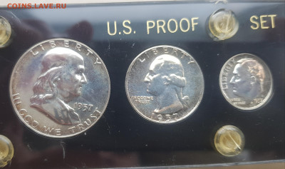 Годовой набор 1957 США пруф   до 22:00 по МСК 08.04.23 - 20230305_122144