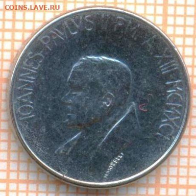 Ватикан 100 лир 1991 г, до 05.04.2023 г. в 22.00 по Москве - Ваткан 100 лир 1991 200