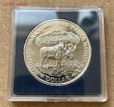 1$ Канада 1985 г. Лось. 100 лет Национальным паркам - IMG_4330