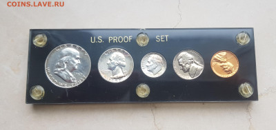 Годовой набор 1957 США пруф - 20230305_122050