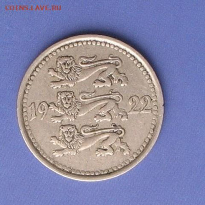 Эстония 5 марок 1922 до 08.04.23г. 22.00ч. - эстония