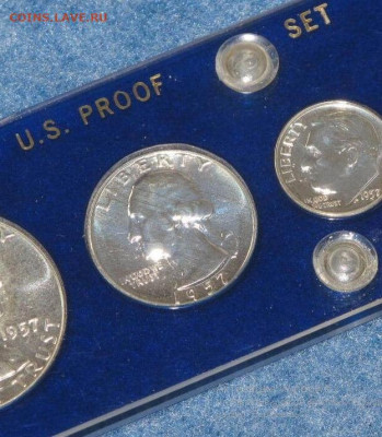 Годовой набор 1957 США пруф - proof set ebay 1