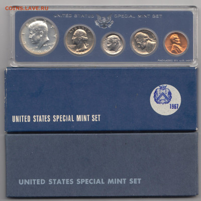 Годовой набор 1957 США пруф - 1966-67