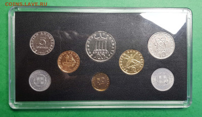 Годовой набор 1976 Греция пластик   до 22:00 по МСК 10.04.23 - ГД Греция 1976 2