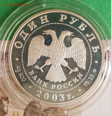 1 рубль 2003 Малый баклан   до 22:00 по МСК 10.04.23 - 20230405_160436
