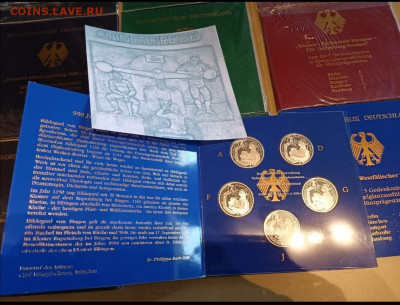 Наборы Германии1998-2001гг. Серебро. Пруф. Оценка. - Screenshot_20230405_223907