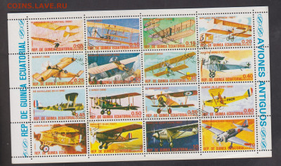 Гвинея экв 1974 авиация лист 16м(2) до 10 04 - 105