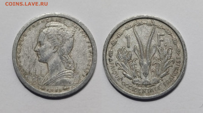 Французская Западная Африка 1 франк 1948 г - 11.04 - IMG_20230404_070956