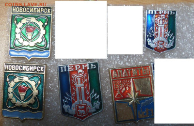 Значки Гербы разные по 10р (2) - SDC16050.JPG