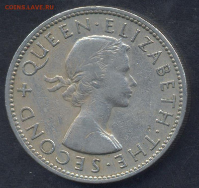 Новая Зеландия флорин 1964 г.10.04.2023 г. 22 -00 МСК. - флорин 1964 1