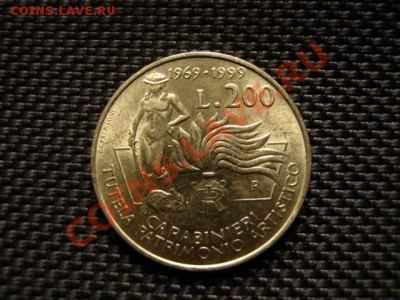 Италия 200 лир 1999 Карабинеры до 19.12 в 21.00 М - IMG_0906