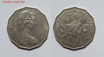 Австралия 50 центов 1982 года, XII Игры - 14.04 - IMG_20230407_202434