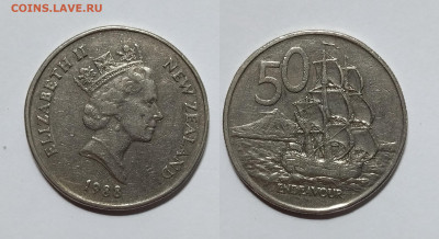 Новая Зеландия 50 центов 1988 года Корабль - 14.04 - IMG_20230407_202545