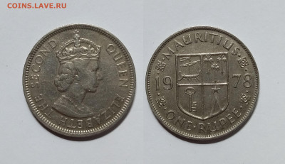 Британский Маврикий 1 рупия 1978 года - 14.04 - IMG_20230407_202459