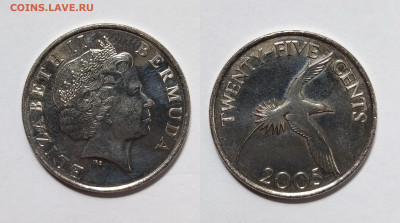 Бермудские острова 25 центов 2005 года - 14.04 - IMG_20230407_203920
