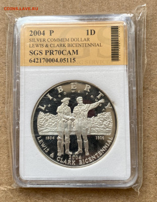 1$ 2004 г. 200 лет экспедиции Льюиса и Кларка. США. Слаб - IMG_4321