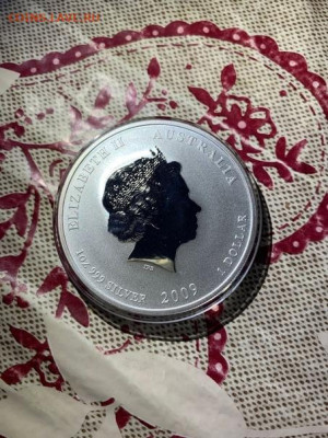 1 Доллар  Австралия 2009  Лунный календарь Год Быка Лунар Цв - YgWVPqZx798