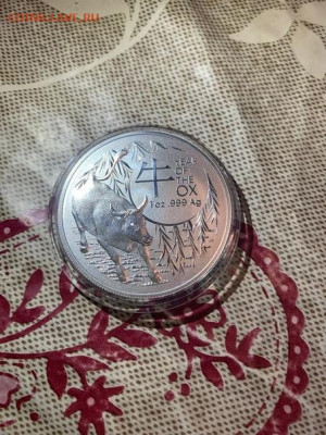 1 Доллар  Австралия 2021  Лунный календарь Год Быка Лунар до - -K5J3TAoKns