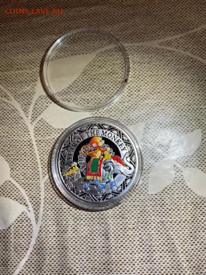 1 Доллар  НИУЭ 2016  Лунный календарь Год Обезьяны Слон до 1 - fWC4R84E3e8