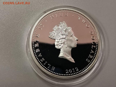 2дол 2012 Ниуэ -Шотландская вислоухая кошка, Ag999, до 17.04 - ЯЯ Шотландия в кор-3