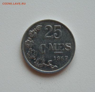 Люксембург 25 сантимов 1967 г. С рубля! до  17.04.23 - DSCN0901.JPG