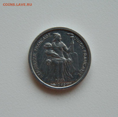 Фр. Новая Каледония 50 сантимов 1949г(Фауна)С рубля!до 17.04 - DSCN0866.JPG