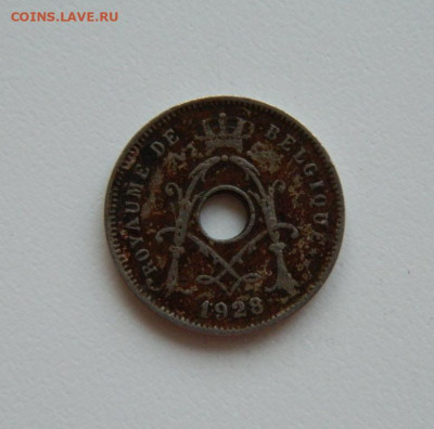 Бельгия 5 сантимов 1928 г. С рубля! до 17.04.23 - DSCN0882.JPG