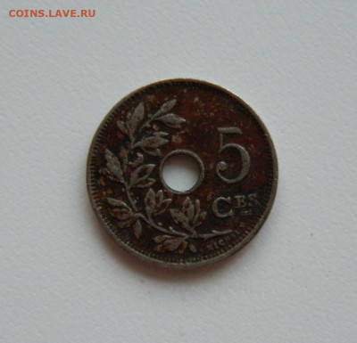 Бельгия 5 сантимов 1928 г. С рубля! до 17.04.23 - DSCN0883.JPG