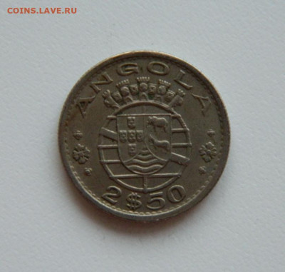 Португальская Ангола 2,5 эскудо 1969 г. С рубля! до 17.04.23 - DSCN0910.JPG
