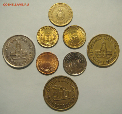 АРГЕНТИНА 1993 полный комплект из 8 монет. До 18.04 (ВТ) - 02.JPG