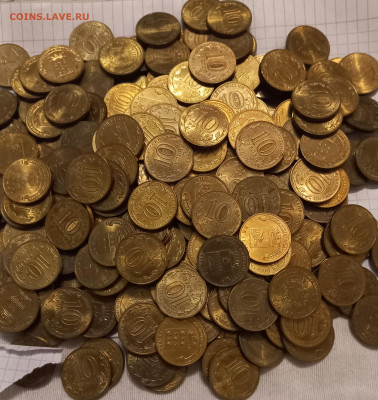 10 руб ГВС  252шт (2011-2016гг) почти с номинала до 16.04.22 - 20230411_204940