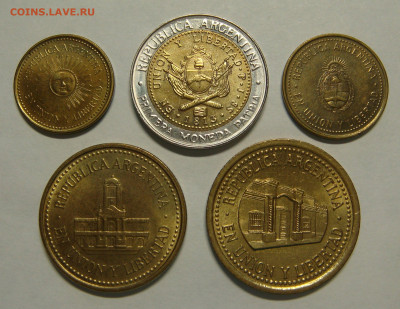 АРГЕНТИНА 2009 полный комплект из 5 монет. До 18.04 (ВТ) - 02.JPG