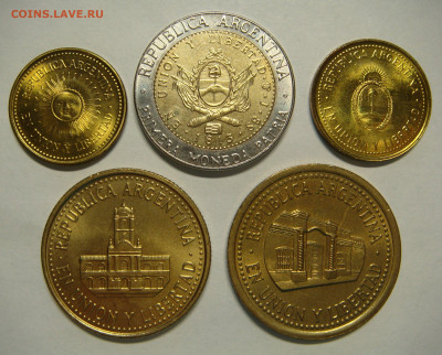 АРГЕНТИНА 2010 полный комплект из 5 монет. До 18.04 (ВТ) - 02.JPG