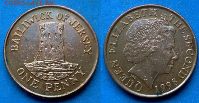 Джерси - 1 пенни 1998 года до 20.04 - Джерси 1 пенни, 1998