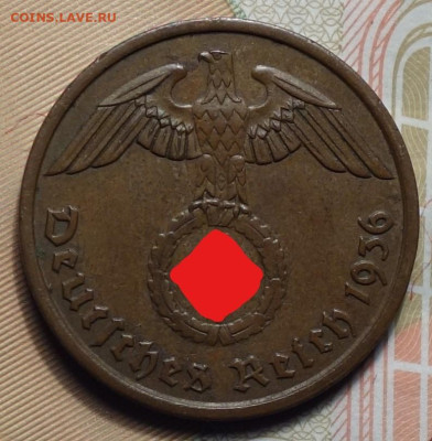3 рейх 2 рейхспфеннига 1936г A 19.04.2023г в 22-00 - 1936 А аверс (3)