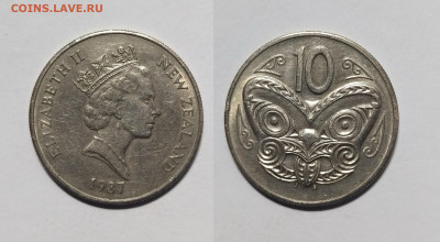 Новая Зеландия 10 центов 1987 года - 18.04 - IMG_20230410_070941