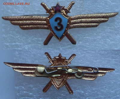 Знак Классность Летчик ВВС 3 класс до 20.04 22-00 - Классность Летчик 3 класс