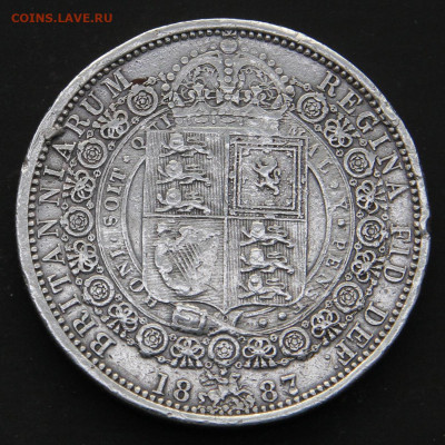 Великобритания пол-кроны 1887 с 200! до 16.04 - Великобритания полкроны 1887_3